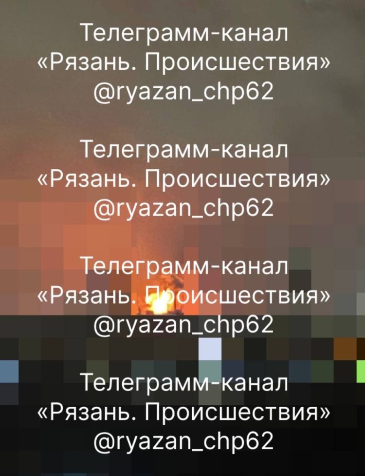 Очевидцы: со стороны рязанского нефтезавода видно возгорание