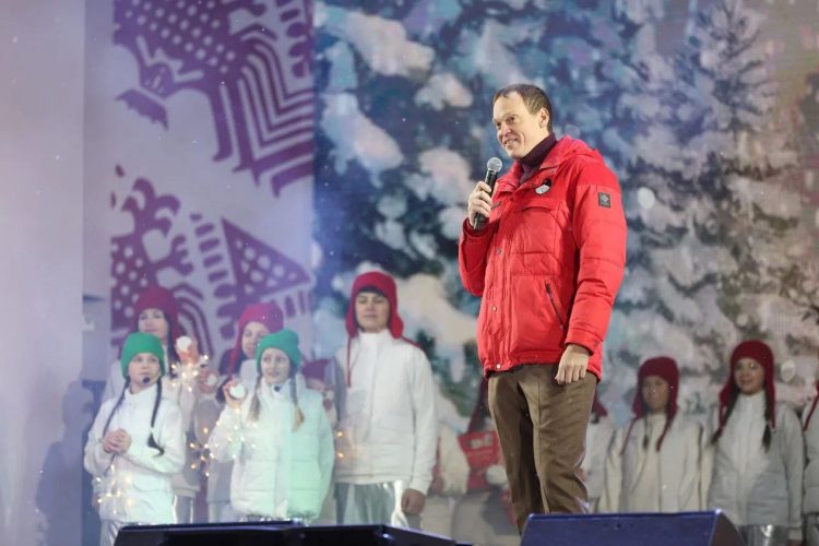 Малков поздравил рязанцев с открытием Новогодней столицы