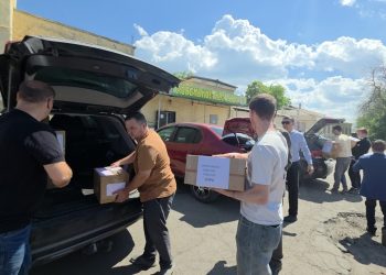 Рязанские коммунисты во главе с Денисом Сидоровым доставили гуманитарную помощь в ЛНР