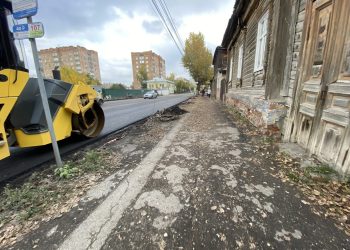 На улице Введенской в Рязани проходит дорожный ремонт На улице Введенской в Рязани проходит дорожный ремонт