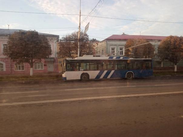 На рязанские дороги вышли несколько троллейбусов, присланных из Санкт-Петербурга