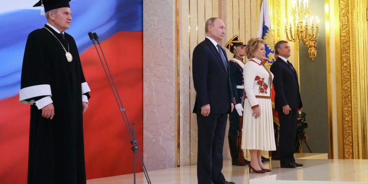 Сегодня Владимир Путин в шестой раз стал Президентом РФ до 2030 года