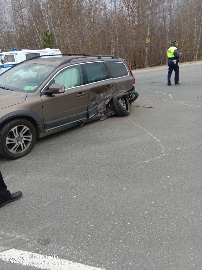 В Клепиковском районе столкнулись два легковых автомобиля