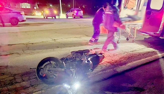 Юный байкер попал в аварию и его спасал вертолет