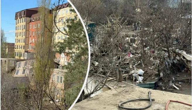 Разрушенная Махачкала дома под угрозой обвала