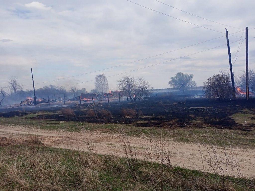 Стали известны подробности крупного пожара в Шиловском районе