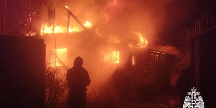 На пожаре в Касимовском округе погиб 50-летний мужчина