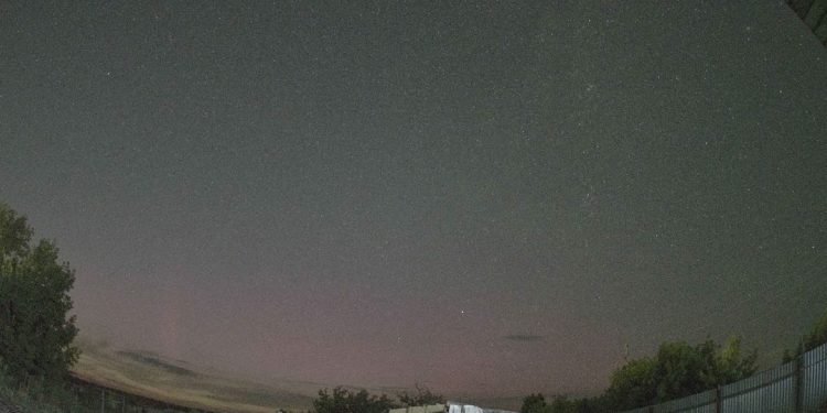 В Рязанском регионе запечатлели полярное сияние