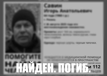 Пропавшего 64-летнего рязанца Игоря Савина обнаружили мертвым