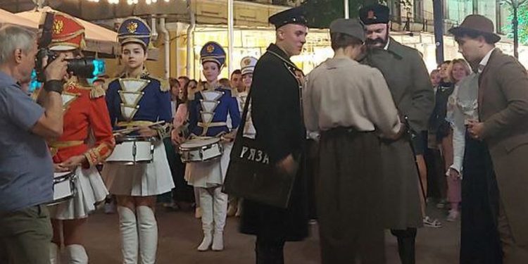 В центре Рязани прошла костюмированная экскурсия