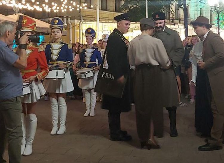 В центре Рязани прошла костюмированная экскурсия