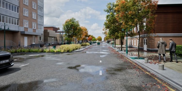 Артемов продемонстрировал, как будет выглядеть улица Павлова после благоустройства