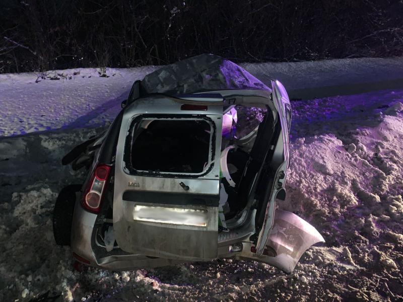 В ДТП в Рыбновском районе пострадали два водителя