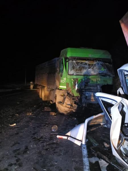 В Михайловском районе столкнулись три грузовика и легковушка, пострадал человек