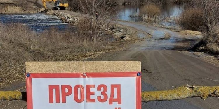 Паводок затопил мосты Рязанской области