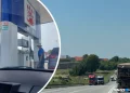 Бензин кончился на трассе М-5 «Урал» из Рязани