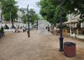 На улице Почтовой в Рязани убрали все скамейки
