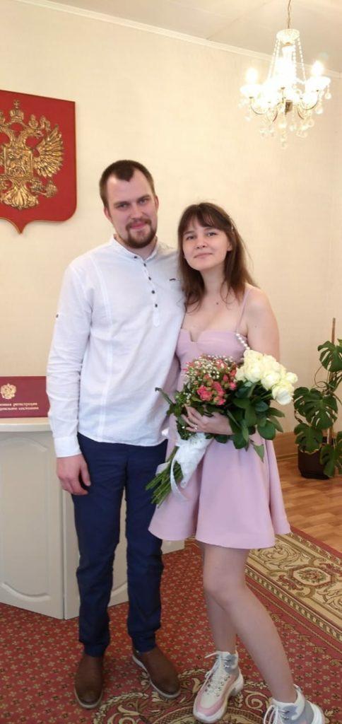 Рязанский ЗАГС поделился фотографиями пар, заключивших союз в выходные дни