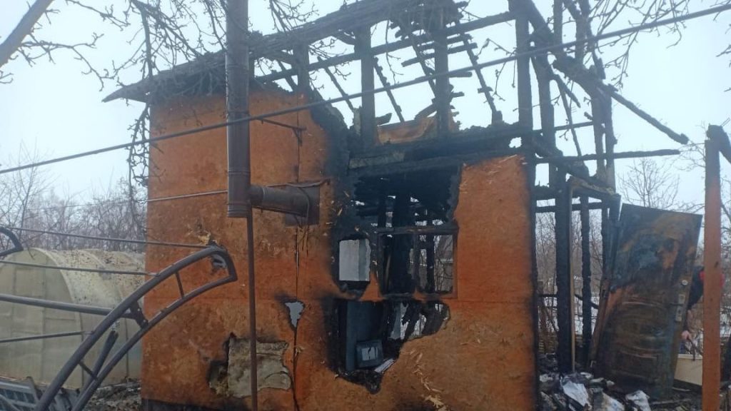 В Спасском районе сгорели две бани