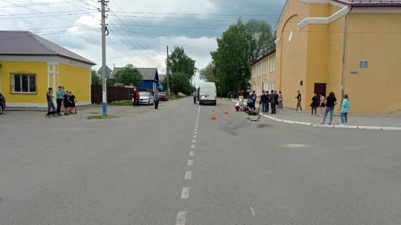 В ДТП в рязанском Ряжске пострадал 15-летний водитель мопеда