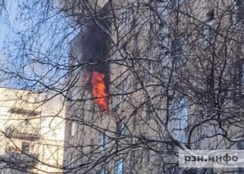 Погибшая женщина в квартирном пожаре в Рязани