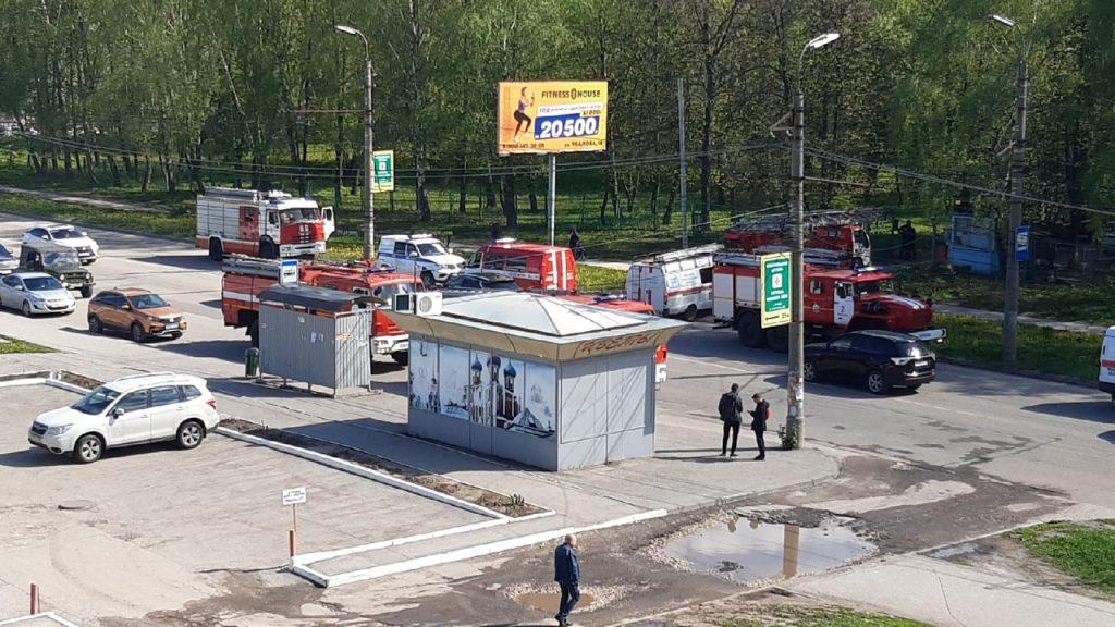 На пожаре из загоревшегося здания рязанской больницы №10 эвакуировали 50 человек