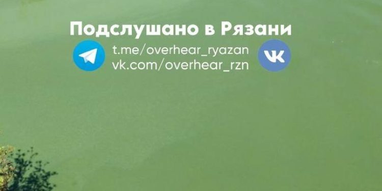 Рязанцы засняли пленку из неизвестного вещества на 3-ем Борковском карьере