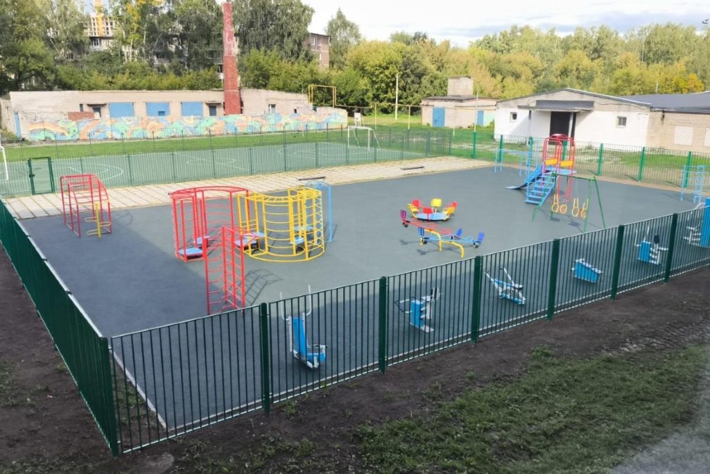 В Рязани обновили обновили ряд территорий школ и детских садов