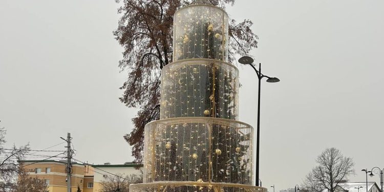 В Рязани появилась креативная аллея елок