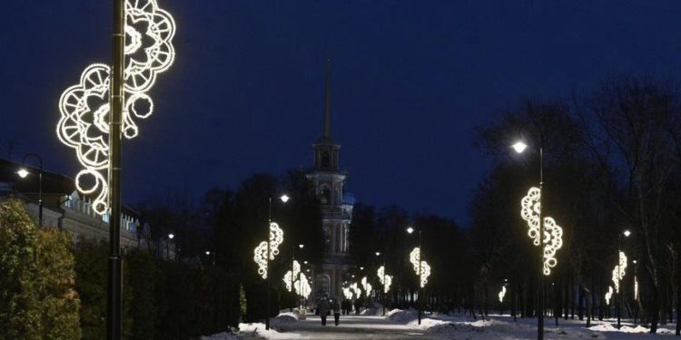 С 27 по 30 января рязанский Кремлевский сквер останется без света