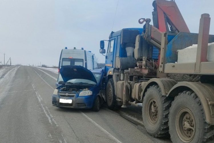 В ДТП в Рыбновском районе пострадал 58-летний водитель легковушки