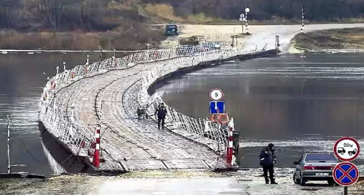 В Спасском районе перекрыли наплавной мост через Фатьяновку в селе Троица