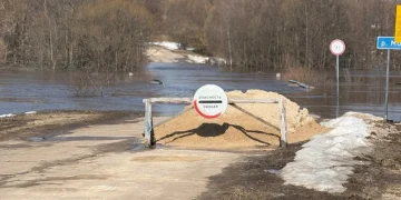 Паводок затопил мосты и участки дорог в Рязанской области