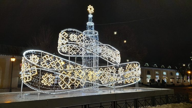 Новогодняя иллюминация в Рязани заработает во второй половине декабря