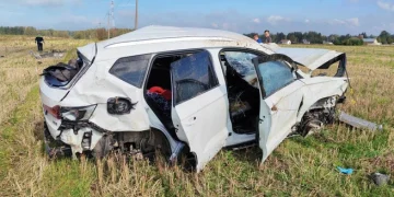 Водитель погиб под Рыбным после съезда автомобиля в кювет