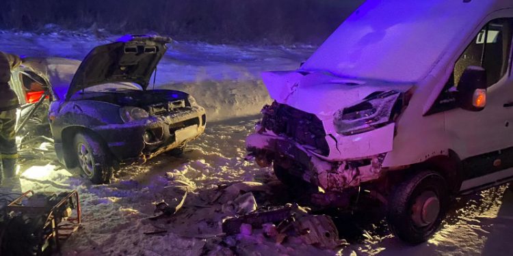 В ДТП в Скопинском районе погиб 56-летний мужчина, четыре человека пострадали