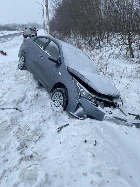 В ДТП в Старожиловском районе пострадали четыре человека, в том числе годовалый ребенок