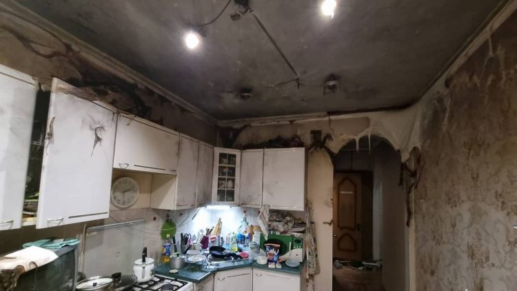 Неосторожное приготовление еды стало причиной пожара в рязанской многоэтажке