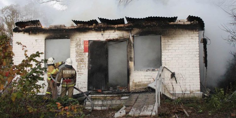 В Сараевском районе сгорел ФАП В Сараевском районе сгорел ФАП