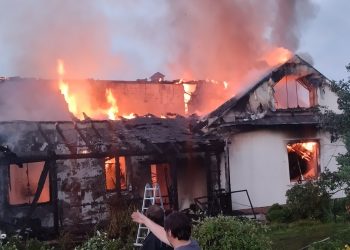 В Путятинском округе сгорел частный дом