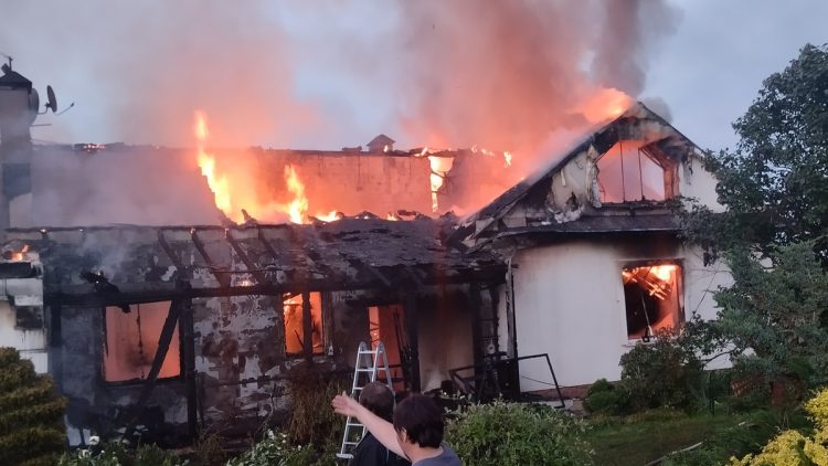 В Путятинском округе сгорел частный дом