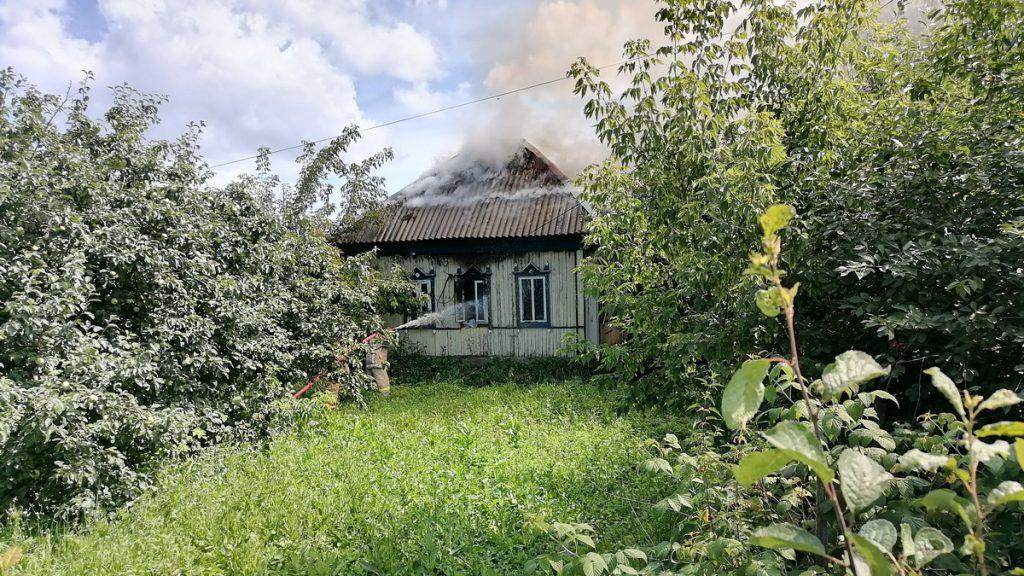 В Пителинском районе сгорел дом многодетной семьи