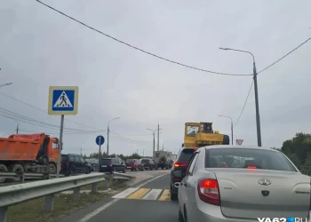 ДТП с двумя погибшими вызвало пробки на Солотчинском шоссе