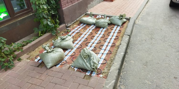 На рязанской улице Почтовой появятся тротуары с подогревом