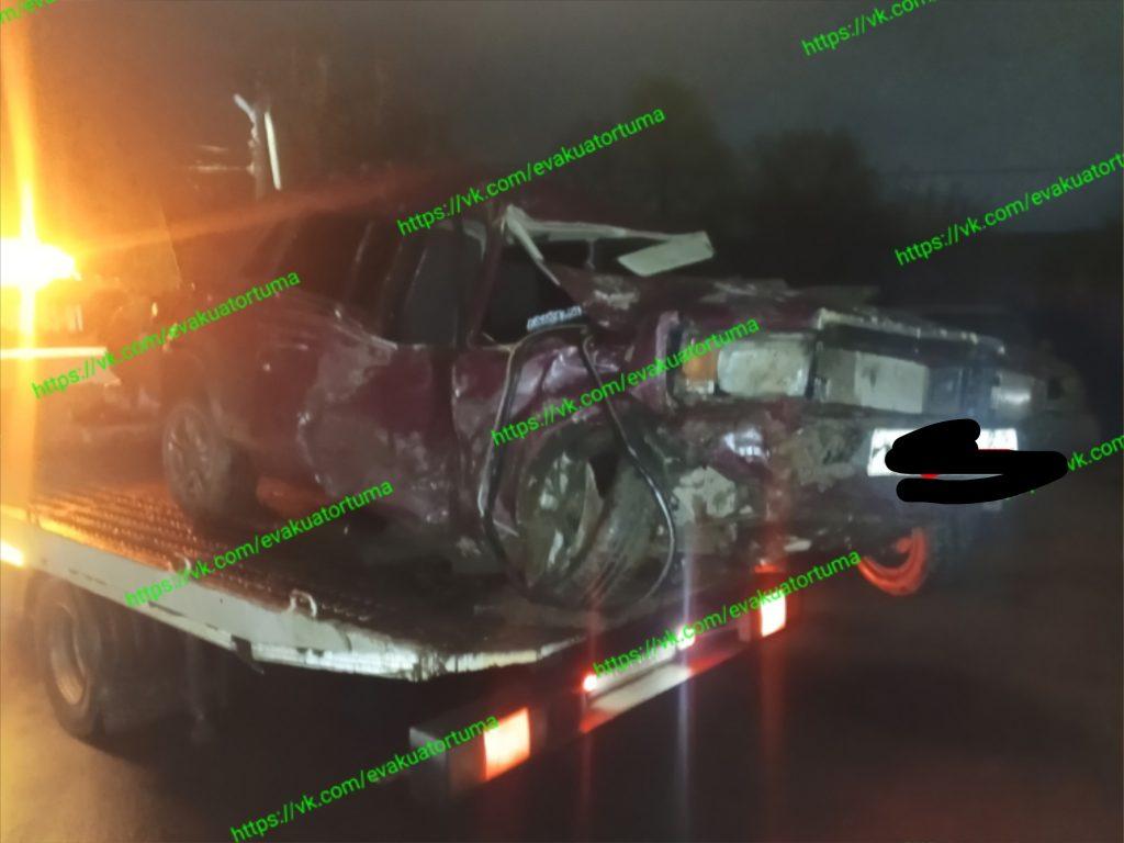В Клепиковском районе перевернулся автомобиль, пострадал водитель