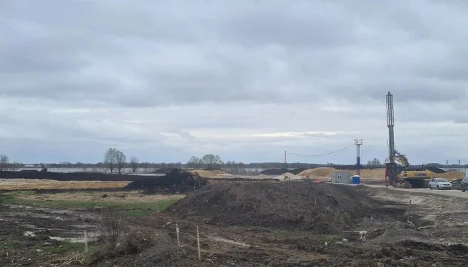 Строительство моста через Оку в Рязани набирает обороты