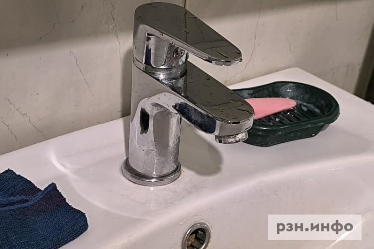 Холодную воду отключат в Рязани седьмого июля