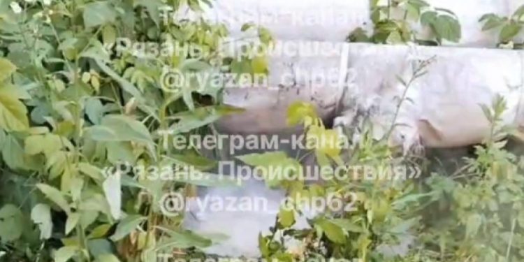 Прорыв трубы произошел в рязанском районе Шлаковый