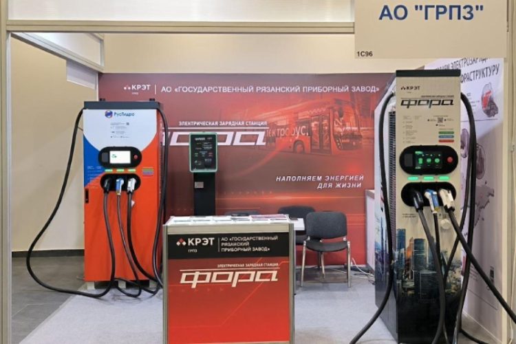 Рязанский завод представил новую электрозарядную станцию ФОРА