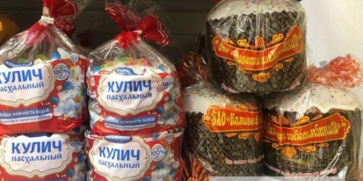 Стоимость набора для выпечки кулича в России